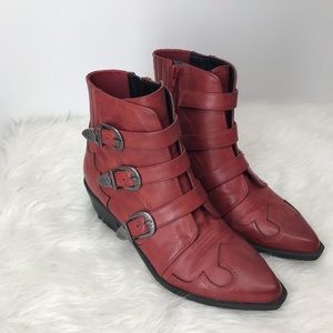 indigo rd yasmina western bootie